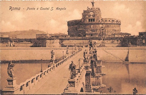 Cartolina - Postcard - Roma - Ponte e Castel S. …