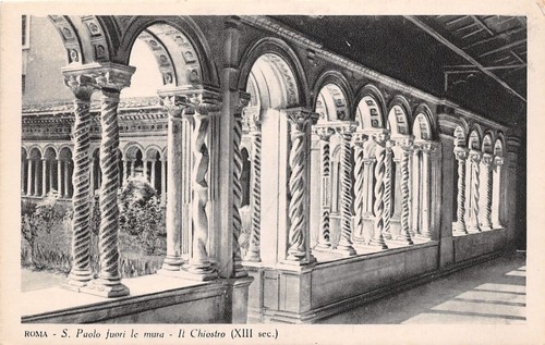 Cartolina - Postcard - Roma - S. Paolo - Chiostro …