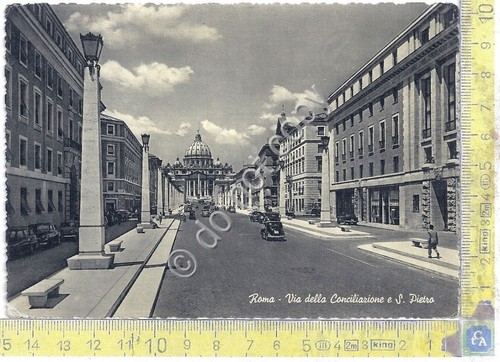 Cartolina - Postcard - Roma - Via della Conciliazione - …
