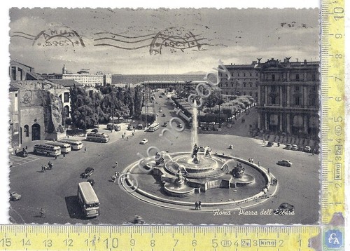 Cartolina - Postcard - Roma Piazza Esedra - Bus - …