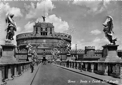 Cartolina - Postcard - Roma Ponte e Castel S. Angelo …