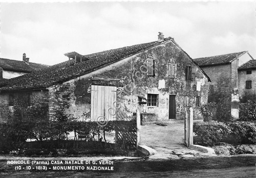 Cartolina - Postcard - Roncole - Casa di G. Verdi …