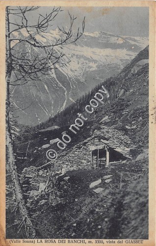 Cartolina - Postcard - Rosa dei Banchi vista dal Giasset …