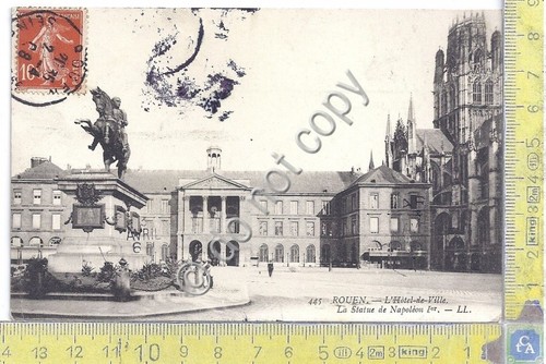 Cartolina - Postcard - Rouen - Hotel de la Ville …