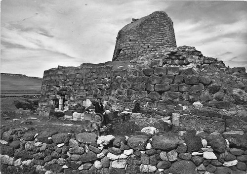 Cartolina - Postcard - S. Antine - Nuraghi - 1955