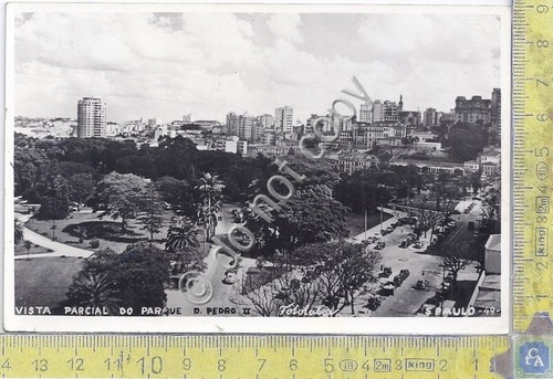 Cartolina - Postcard - S. Paulo - Parque D. Pedro …