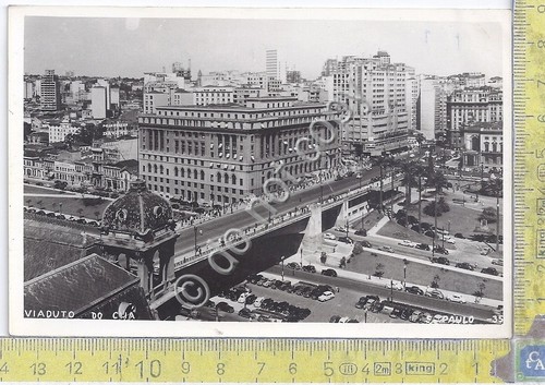 Cartolina - Postcard - S. Paulo - Viaduto do Cha …