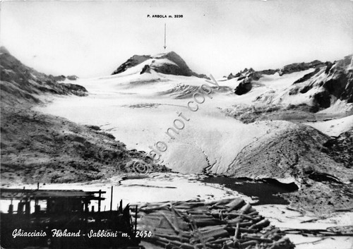 Cartolina - Postcard - Sabbioni - Ghiacciaio Hosand - P. …