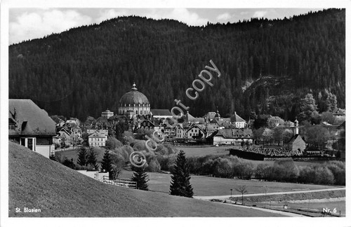 Cartolina - Postcard - Saint Blasien - Panorama - 1953