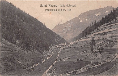 Cartolina - Postcard - Saint Rhemy - Panorama - 1916 …