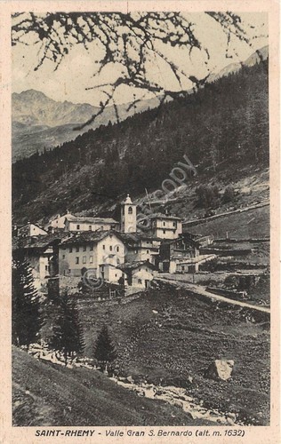 Cartolina - Postcard - Saint Rhemy - Panorama - Valle …