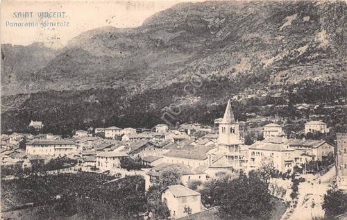 Cartolina - Postcard - Saint Vincent - Panorama - 1916 …