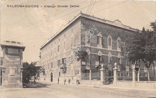 Cartolina - Postcard - Salsomaggiore - Albergo Grande Detraz - …