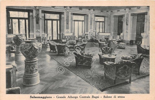 Cartolina - Postcard - Salsomaggiore - Grande Albergo Centrale Bagni …