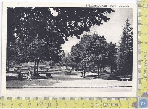 Cartolina - Postcard - Salsomaggiore - Parco Comunale - anni …
