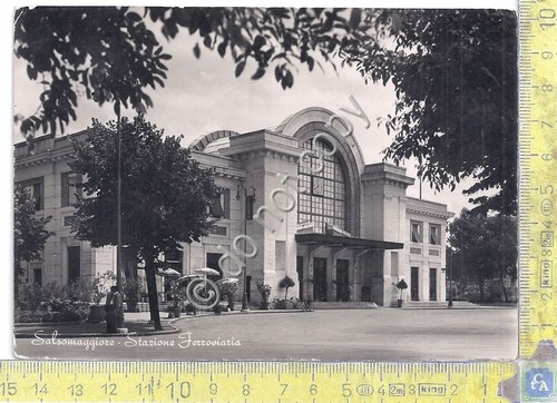 Cartolina - Postcard - Salsomaggiore - Stazione Ferroviaria - 1952