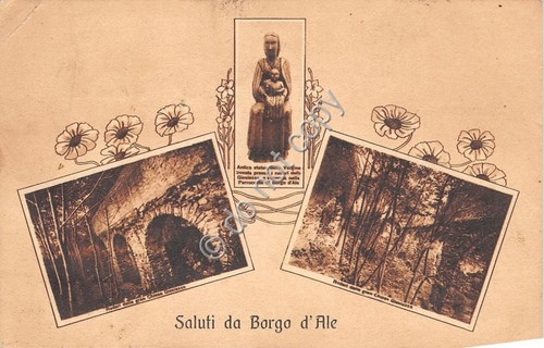 Cartolina - Postcard - Saluti da - Borgo d'Ale - …