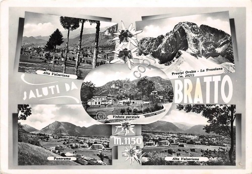 Cartolina - Postcard - Saluti da - Bratto- vedutine - …