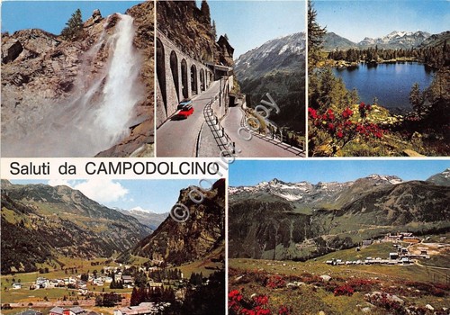 Cartolina - Postcard - Saluti da - Campodolcino - vedutine …