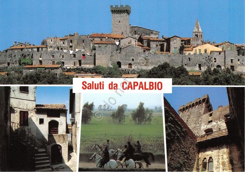 Cartolina - Postcard - Saluti da - Capalbio - vedutine …