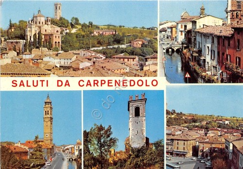 Cartolina - Postcard - Saluti da - Carpenedolo - Vedutine …
