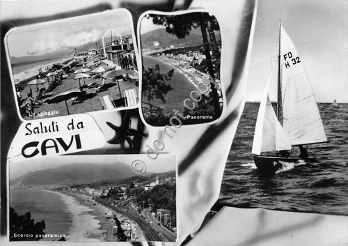 Cartolina - Postcard - Saluti da - Cavi - Vedutine …