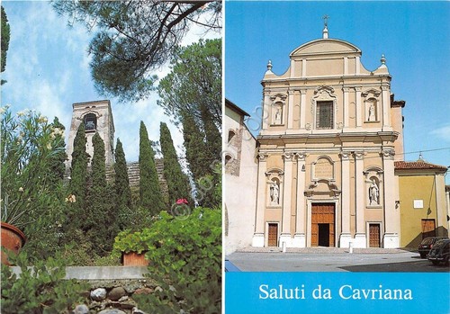 Cartolina - Postcard - Saluti da - Cavriana - Vedutine …