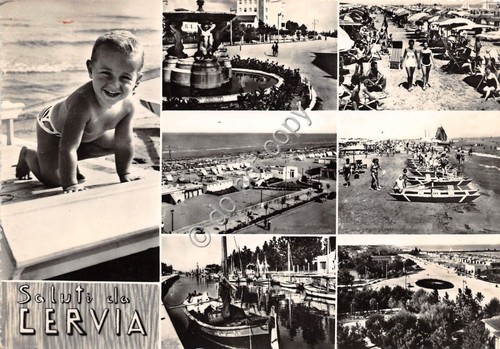 Cartolina - Postcard - Saluti da - Cervia - Vedutine …