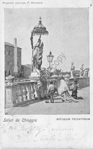 Cartolina - Postcard - Saluti da - Chioggia - Rifugium …