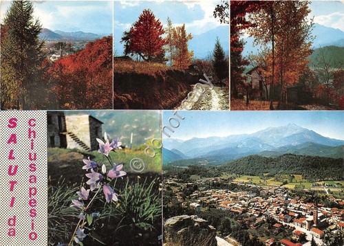 Cartolina - Postcard - Saluti da - Chiusa di Pesio …