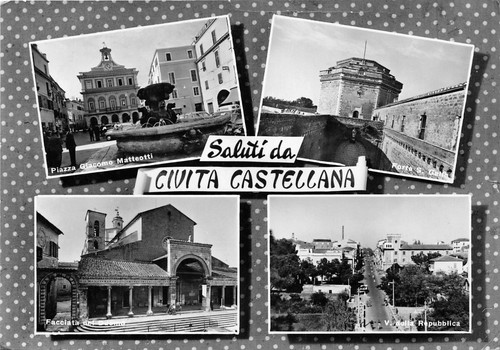 Cartolina - Postcard - Saluti da - Civita Castellana - …