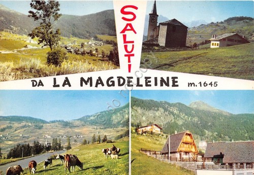 Cartolina - Postcard - Saluti da - La Magdeleine - …