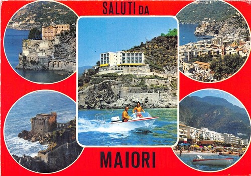 Cartolina - Postcard - Saluti da - Maiori - Vedutine …
