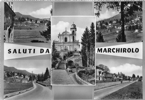 Cartolina - Postcard - Saluti da - Marchirolo - vedutine …