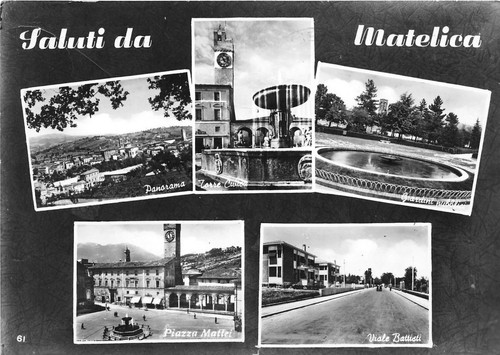 Cartolina - Postcard - Saluti da - Matelica - Vedutine …