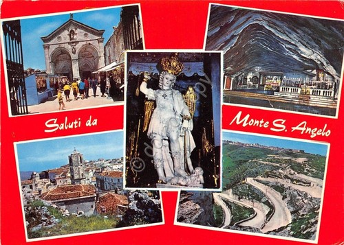 Cartolina - Postcard - Saluti da - Monte S. Angelo …
