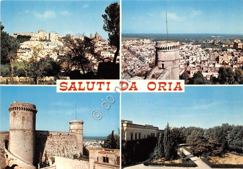 Cartolina - Postcard - Saluti da - Oria - Vedutine …