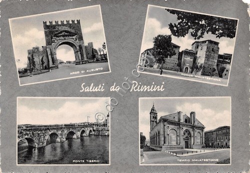 Cartolina - Postcard - Saluti da - Rimini - Multivisione …