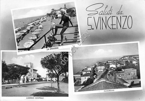 Cartolina - Postcard - Saluti da - S. Vincenzo - …