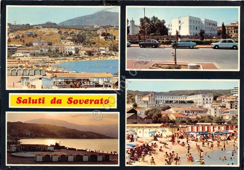 Cartolina - Postcard - Saluti da - Soverato - Vedutine …
