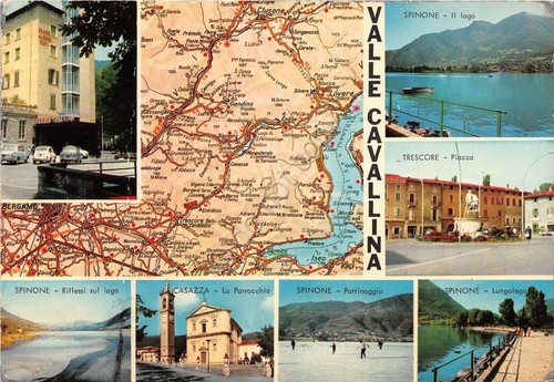 Cartolina - Postcard - Saluti da - Valle Cavallina - …