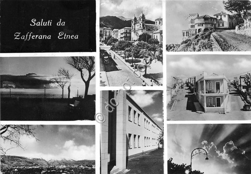 Cartolina - Postcard - saluti da - Zafferana Etnea - …