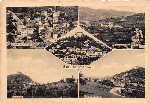 Cartolina - Postcard - Saluti da - Zavattarello - vedutine …