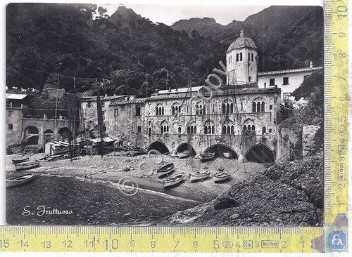 Cartolina - Postcard - San Fruttuoso - Spiaggia - 1952