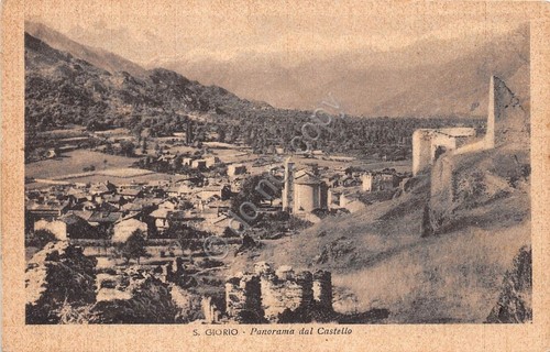 Cartolina - Postcard - San Giorio - Panorama - Castello …