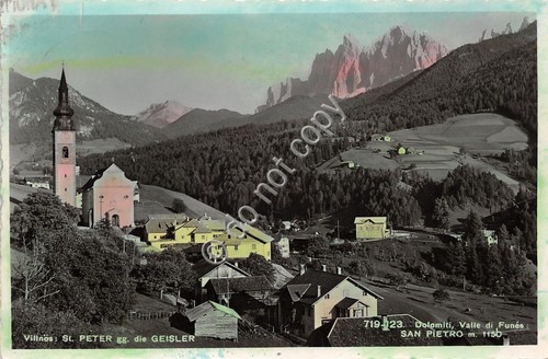 Cartolina - Postcard - San Pietro - Val Funes - …