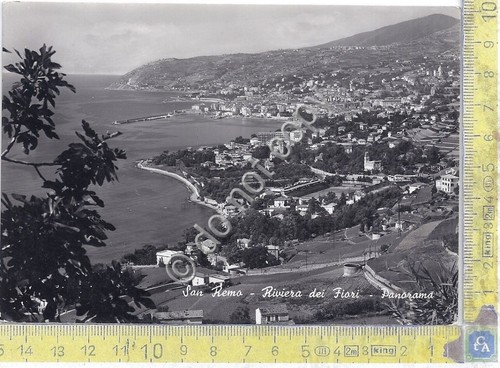 Cartolina - Postcard - San Remo - Panorama - 1954