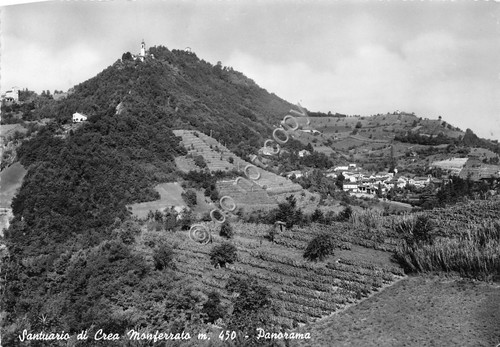 Cartolina - Postcard - Santuario - Crea Monferrato - Panorama …