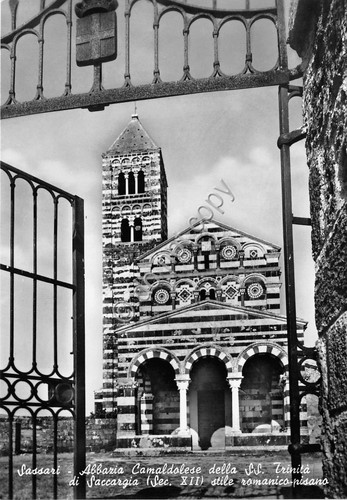 Cartolina - Postcard - Sassari - Abbazia Camaldolese di Saccargia …