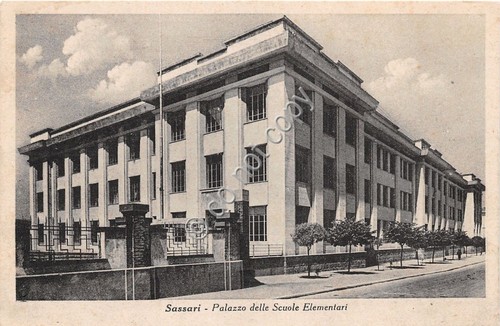 Cartolina - Postcard - Sassari - Palazzo Scuole Elementari - …